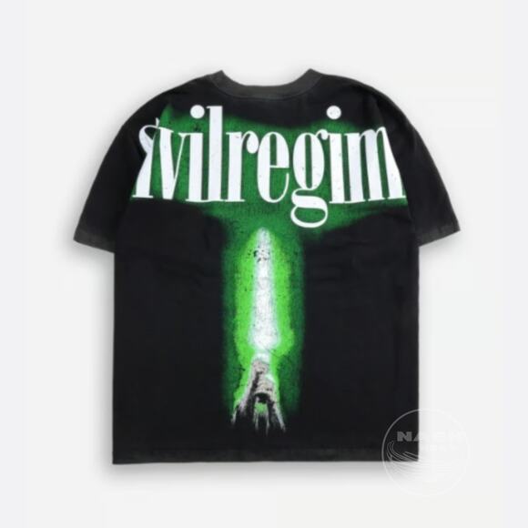 Civil Regime Star Wars Tee M | 199X Oversized, Vintage Wash Green Crystal NWOT - Picture 7 of 9